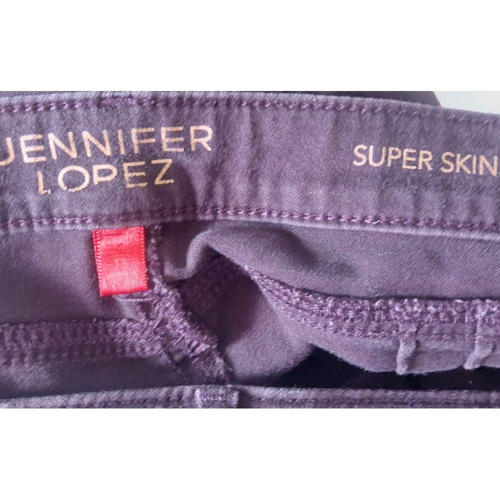 Jennifer Lopez Ladies Super‎ Skinny Jeans 16 Purple - Picture 2 of 7